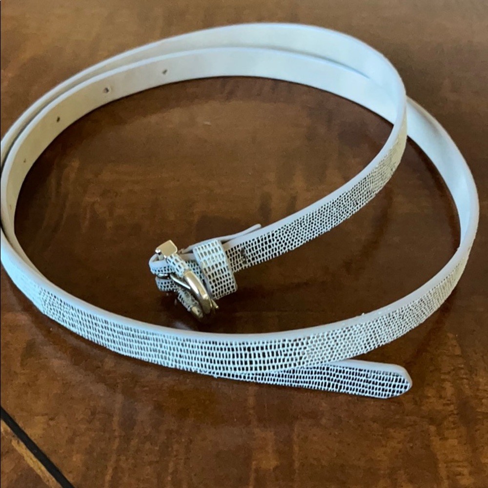 Leather belt